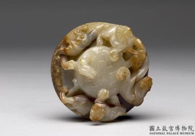 图片[2]-Jade sword pommel with animal pattern, early to mid-Western Han dynasty (206-74 BCE)-China Archive